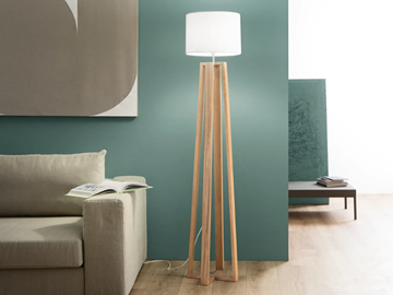 BERRY - Wooden floor lamp by Fan Europe Lighting - view 2